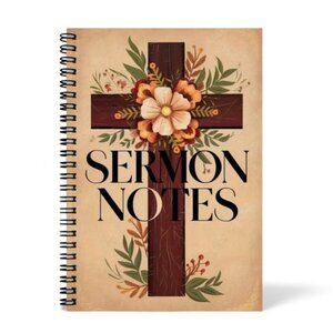 NEW - Sermon Notes Church Notes Weekly Reflections Memory & Reflection 100 PGS